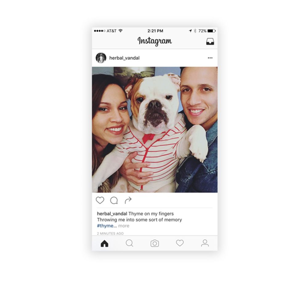 Upload Instagram Photos directly from your feed.