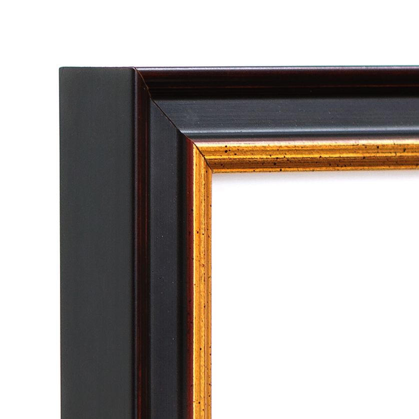 Providence Frame Corner – 16x20 black and gold frame