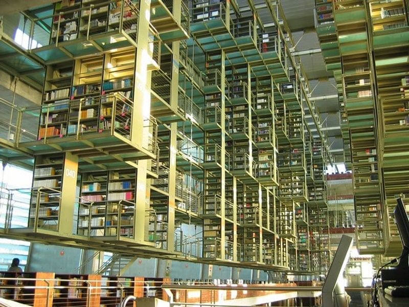 One of the coolest things to do in Mexico City is the Biblioteca Vasconcelos