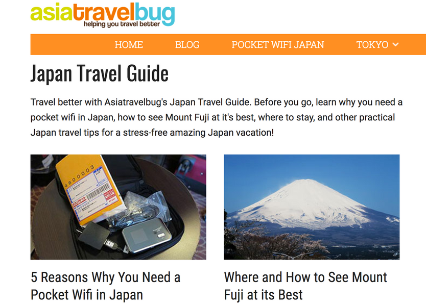 Asia Travel Bug Japan Travel Blogs