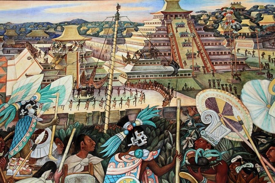 Add color to your Mexico City vacation by visiting the Diego Rivera murals