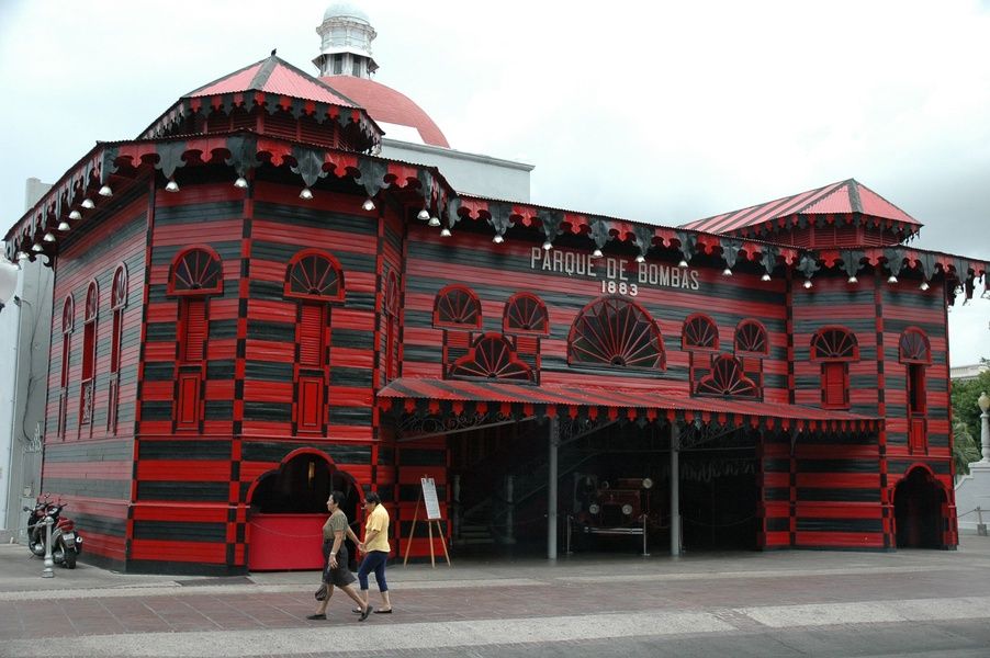 Parque de Bombas is a must do in Puerto Rico