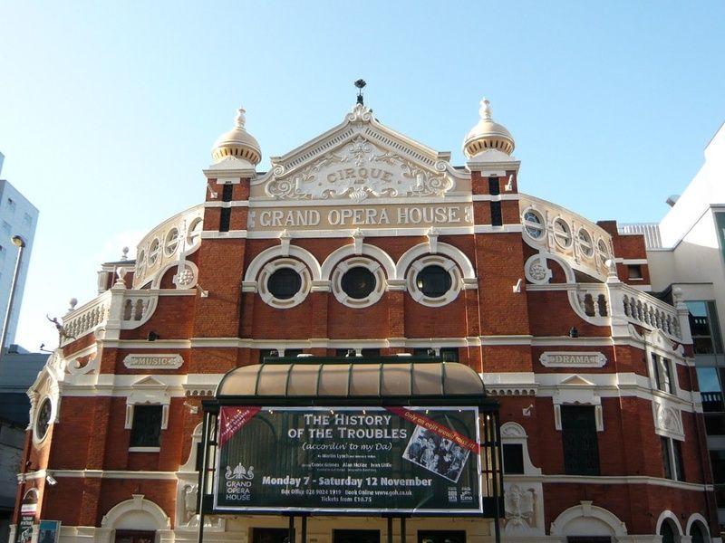 Seeing a show at the Grand Opera House is a great thing to do in Belfast Ireland