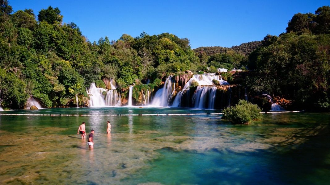 El Parque Nacional de Krka es uno de los lugares más bonitos para visitar en Croacia