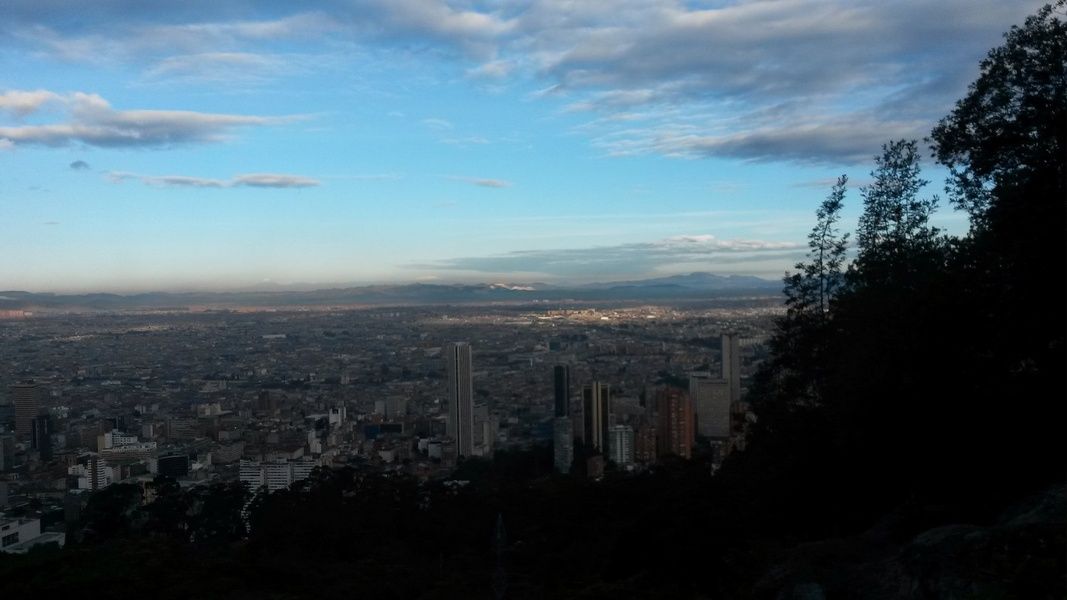 view from Monserrate what to do in Bogota colombia