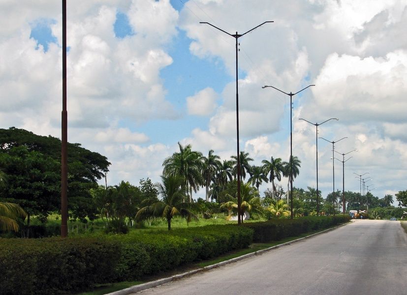 Clouds and trees along the road things to do in Santa Clara Cuba