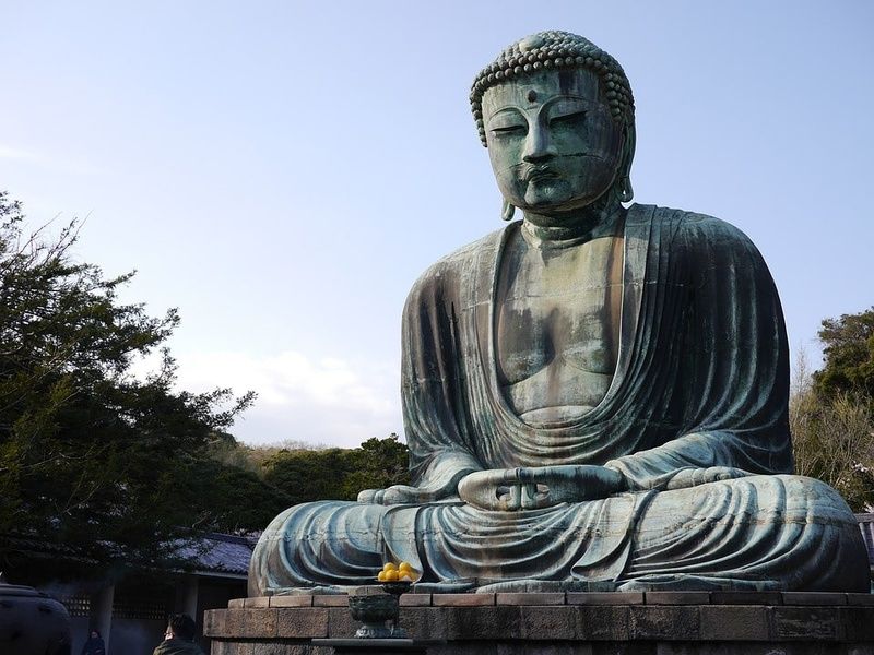 Buddha Kotoku-in shrine in Japan