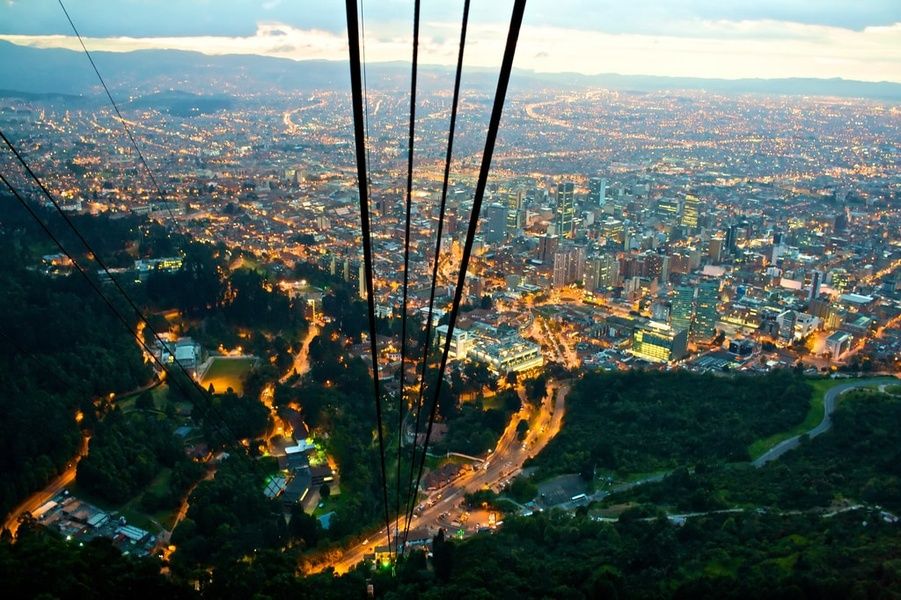 Bogota cablecars Colombia