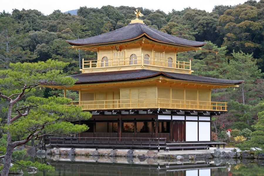 Kinkaku-ji aka the Golden Pavillion in Kyoto, Japan