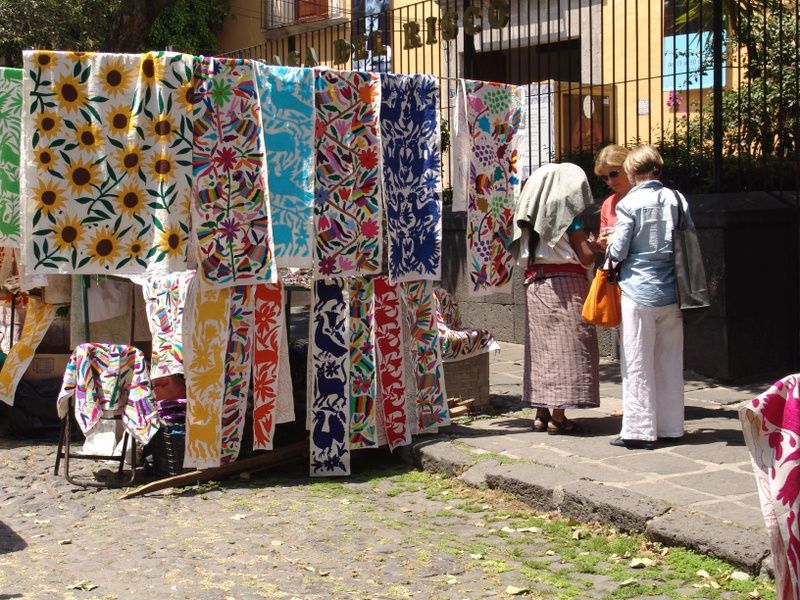 Shopping at Bazar Sabado is one of the best things to do in Mexico City