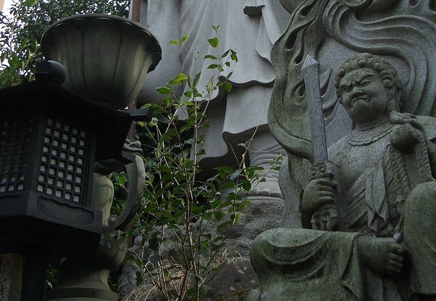Tamagawa Daishi Temple in Tokyo Japan
