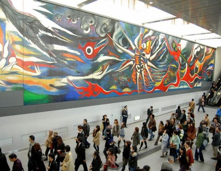 Checking out the art scene is what to do in Shibuya Japan