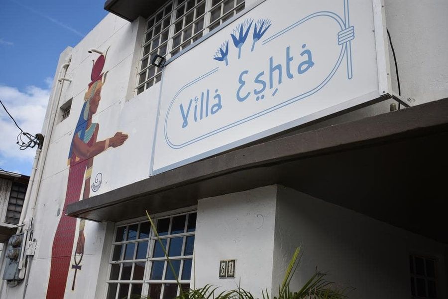 Villa Eshta is a cool Egyptian-themed hostel in Puerto Rico