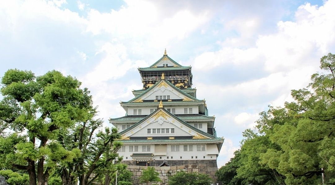 Osaka Castle in Japan