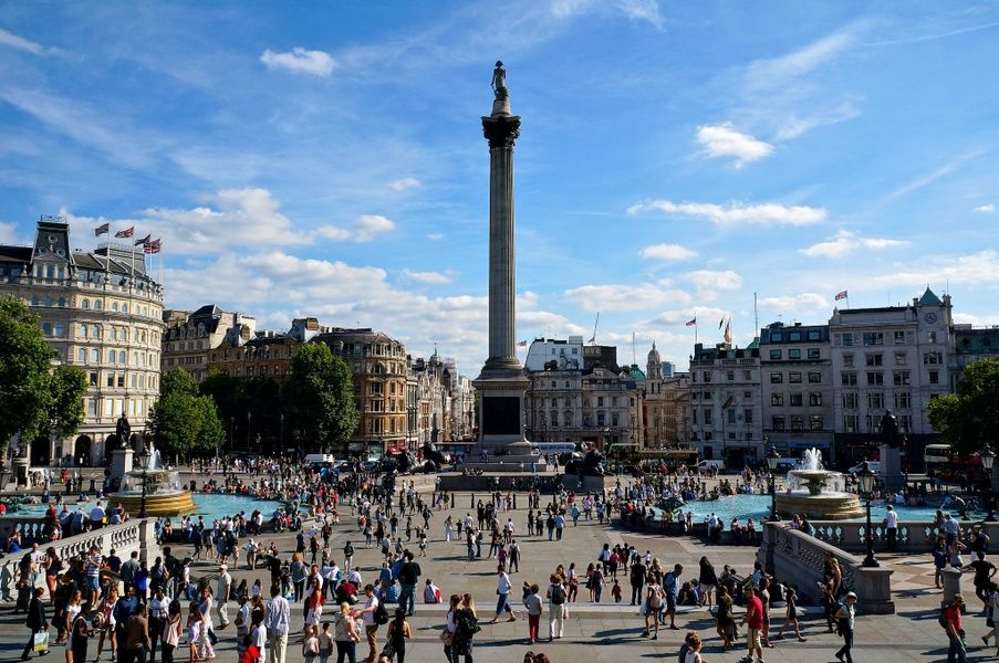Exploring Trafalgar Square is one of the best things to do in London