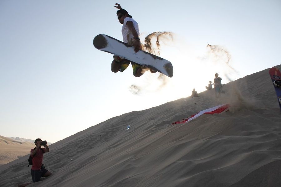 Sandboarding is one of the coolest things to do in Peru