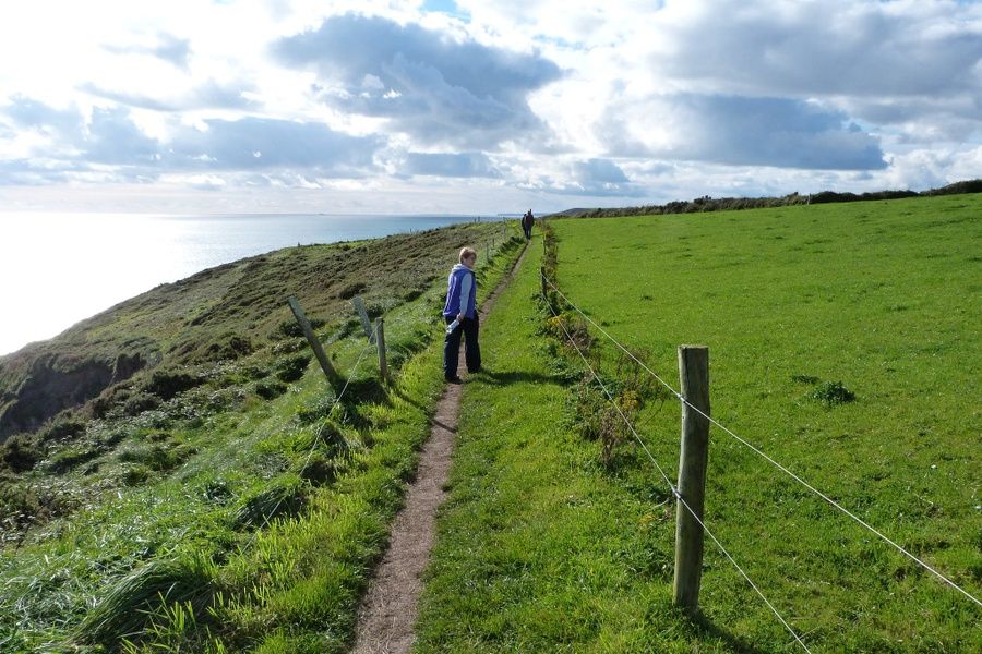 Hiking along Ballycotton Cliff walk is a great thing to do in Cork Ireland