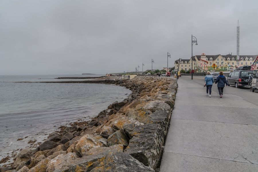 Strolling the Salthill Promenade is a great thing to do in Galway Ireland