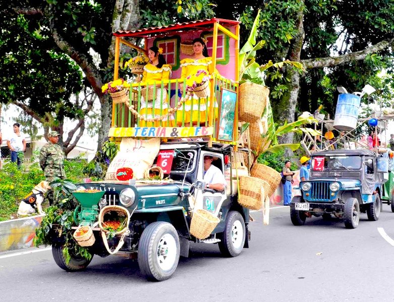 Yipao Parade for Willies in Salento Colombia