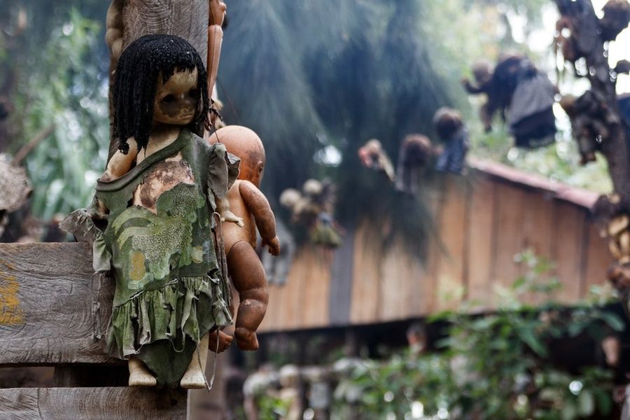 One of the creepiest things to do in Mexico City is visiting the Island of Dolls