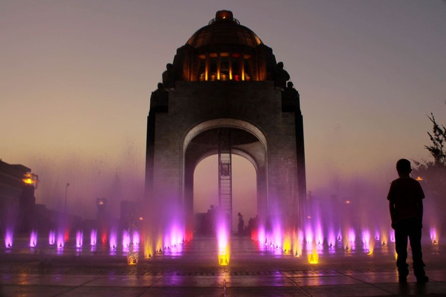 One of the coolest things in Mexico City is to climb the Monumento de la Revolucion