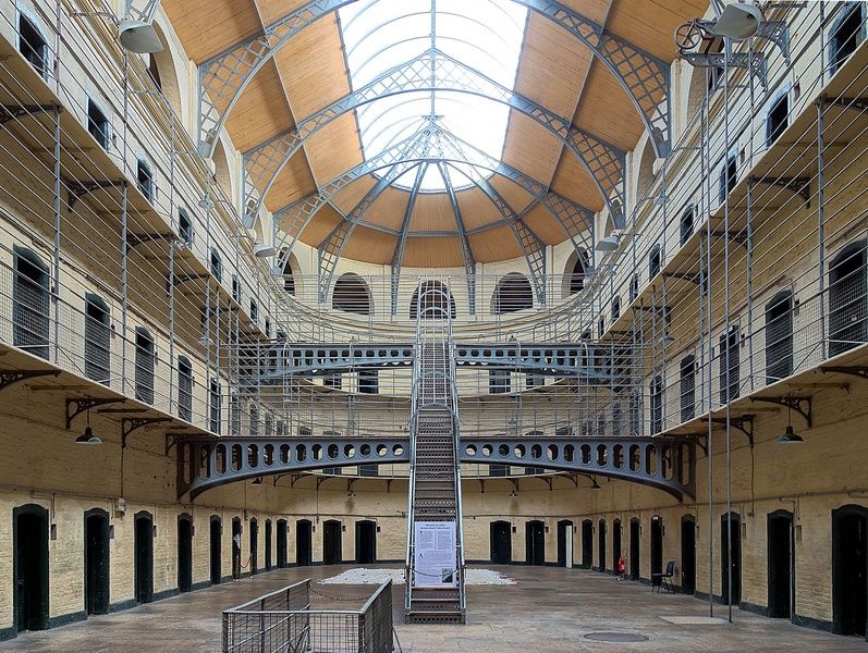 Witnessing Dublin's Kilmainham Gaol museum is a cool thing to do in Ireland