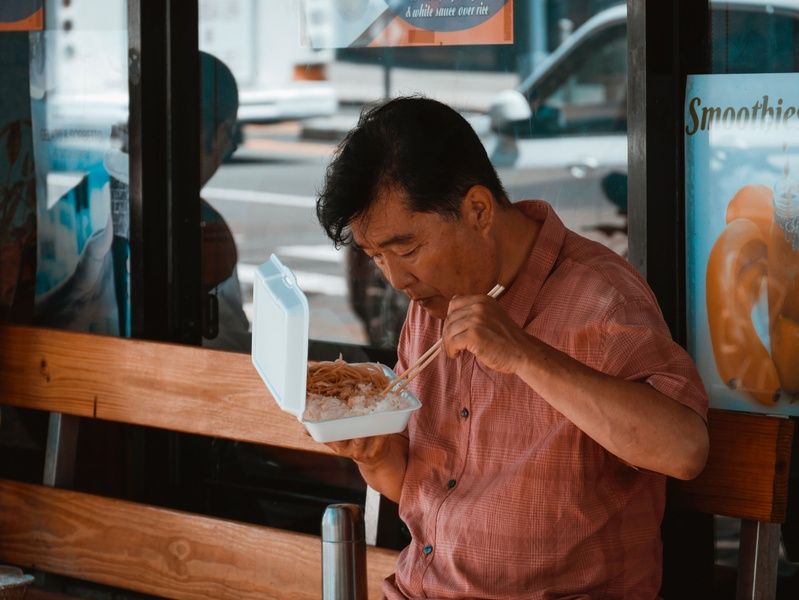 Using chopsticks in Japan