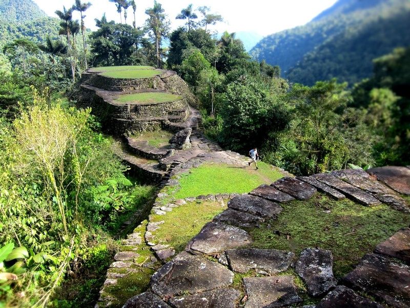 The Lost City hiking Colombia