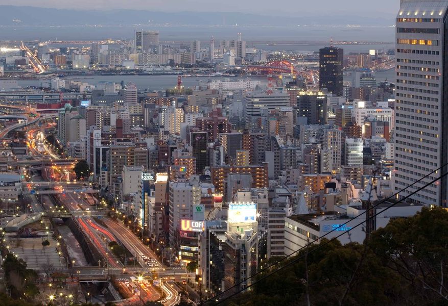 kyoto japan skyline cityscape