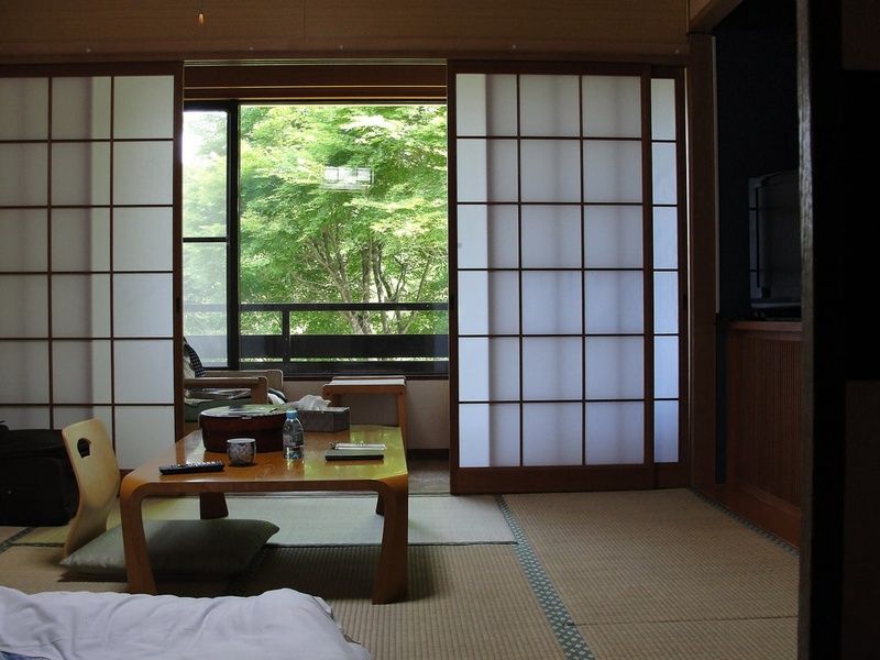 Ryokan, a traditional place to sleep in Kyoto, Japan