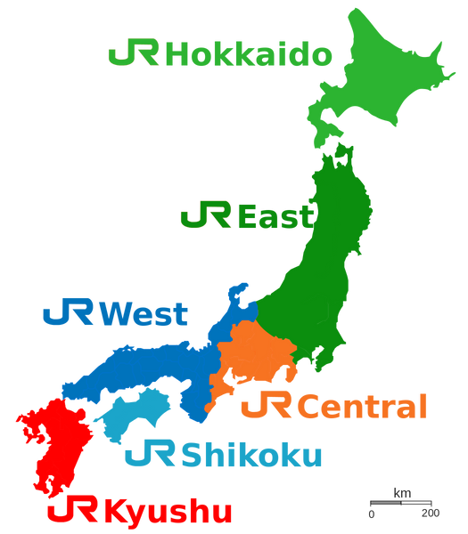 rail pass japan map