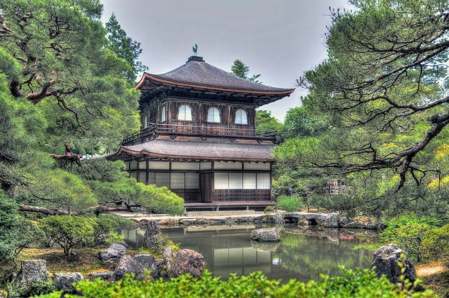 Gingaku-ji in Kyoto, Japan