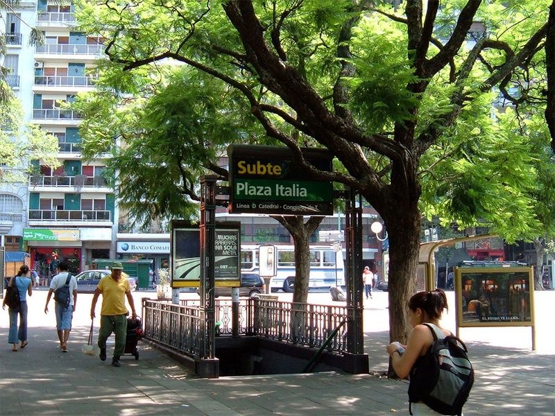 The subte is a good form of Buenos Aires transportation