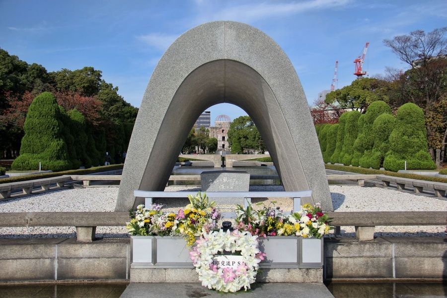 Hiroshima is a day trip from Kyoto Japan