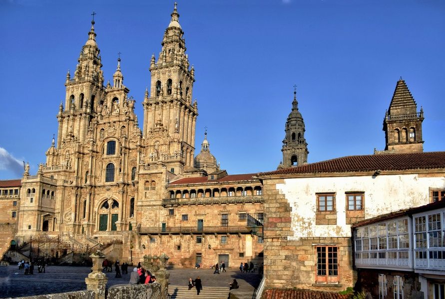 Following the path to Santiago de Compostela is a cool thing to do in Spain