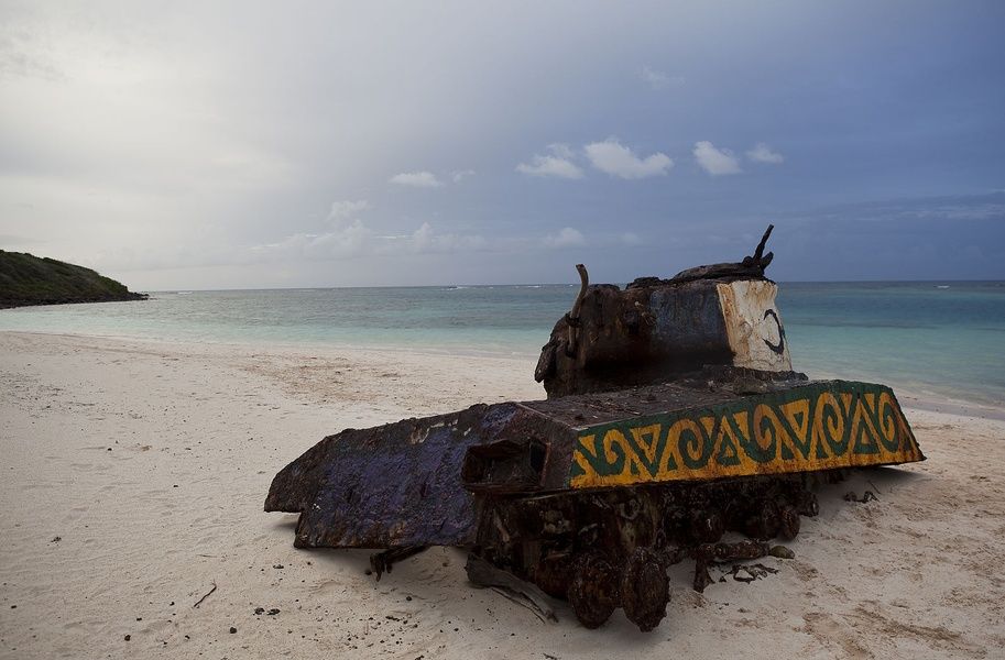 Flamenco Beach in Culebra  is one of the best places to vacation in Puerto Rico