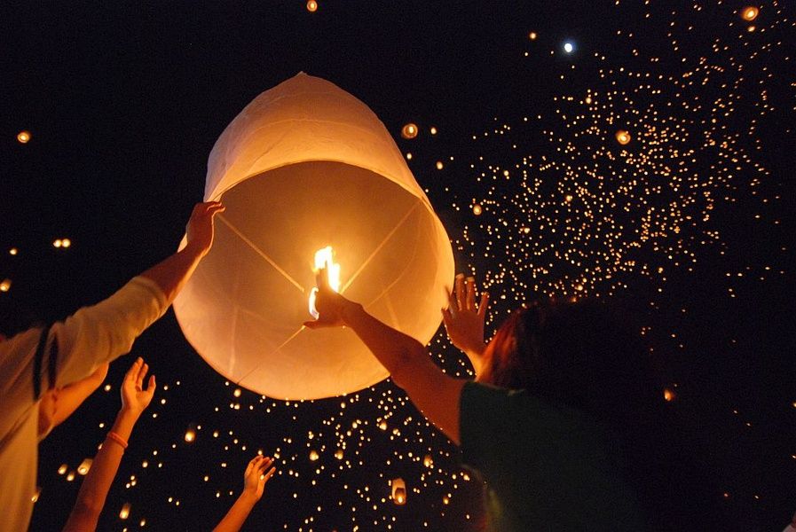 The Loi Krathong Festival is one of the best things to do in Thailand