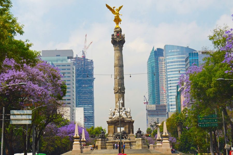 Seeing el angel de la indepencia is what to do in Mexico City