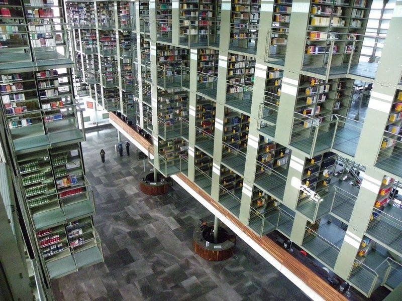 The Biblioteca Vasconcelos is one of the things to see in Mexico City