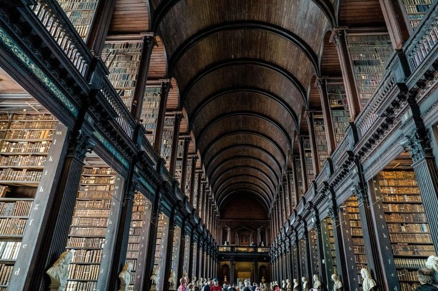 Wandering through Trinity College Library is one of the coolest things to do in Dublin Ireland