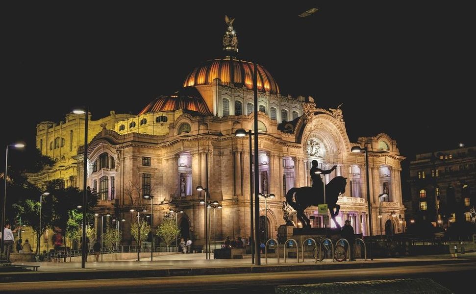 Palacio de Bellas Artes Mexico City Nightlife