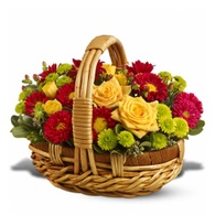 Thanksgiving flowers centerpieces yellow rose Thanksgiving flowers basket