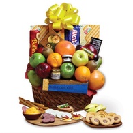 Thanksgiving flowers centerpieces snack and fruits Thanksgiving gift basket