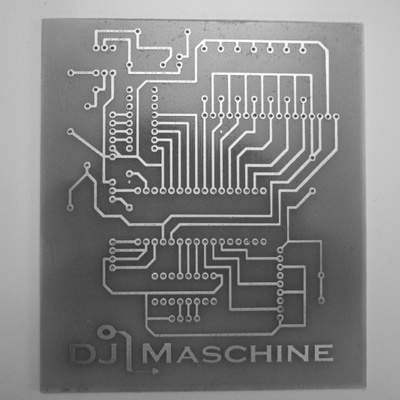 An arduino nano can be stacked onto the this controller board.
All the logic is done on the nano, whereas this pcb is just housing some additional components to switch higher currents and so on.