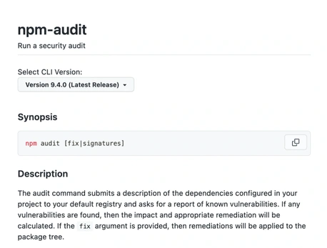 Why you need npm audit