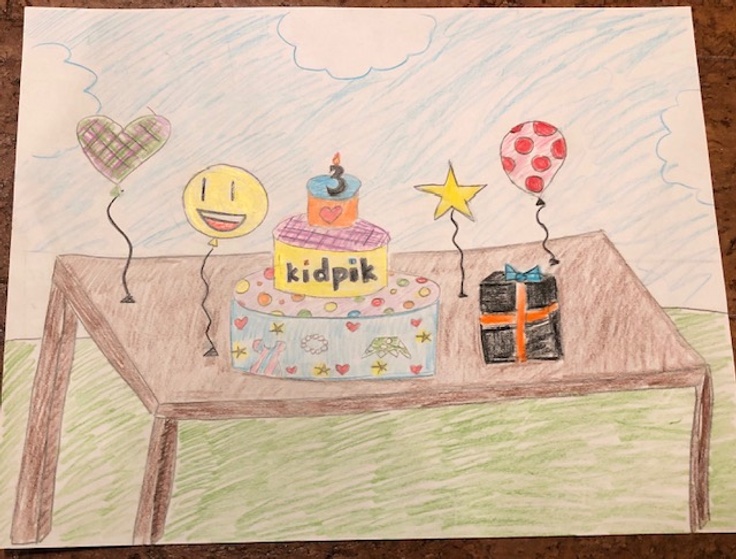 Happy birthday kidpik drawing