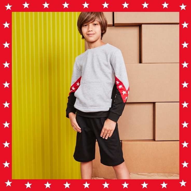 Boy wearing kidpik clothes