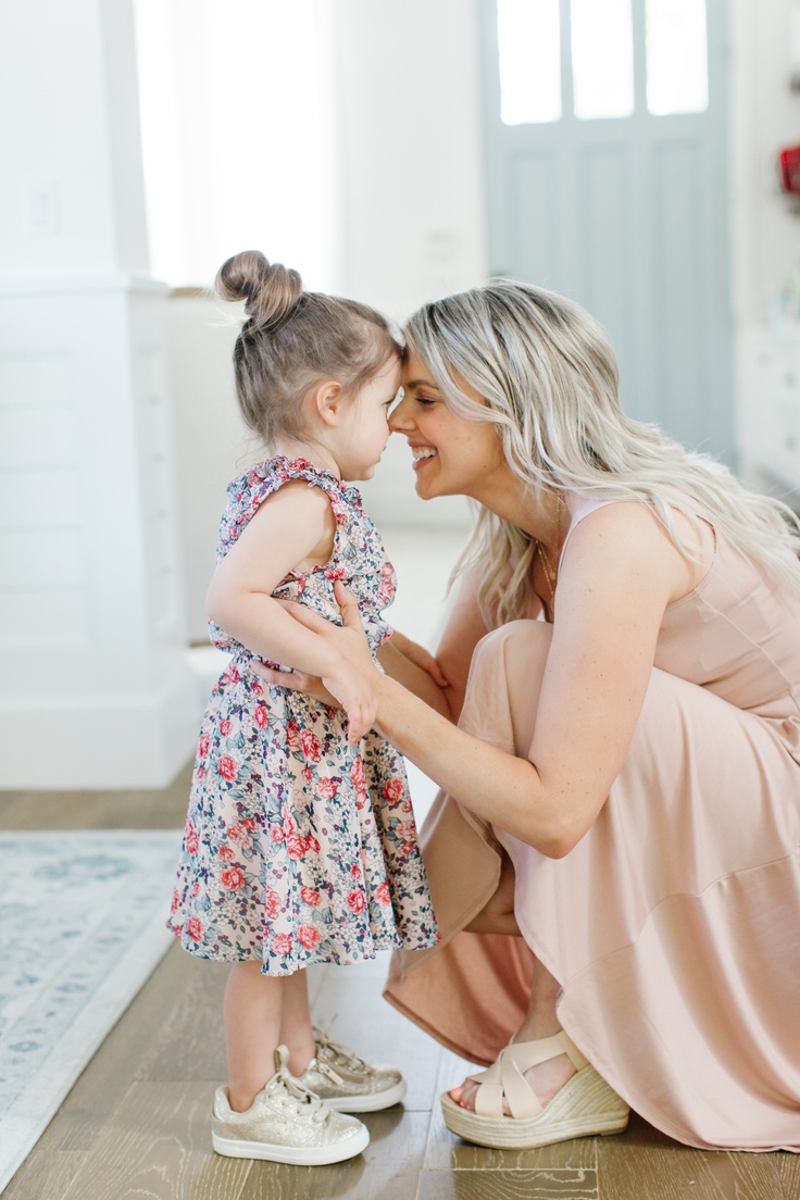 Mother and daughter in kidpik outfit