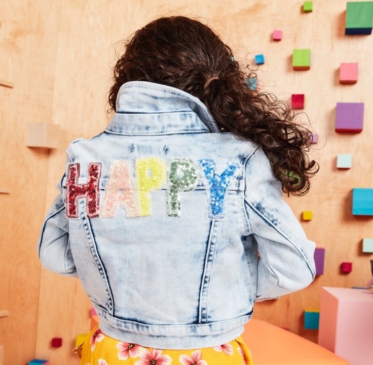 denim jacket on girl