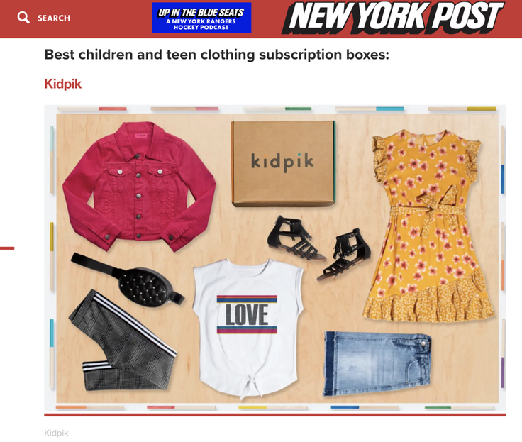 kidpik in the News: New York Post